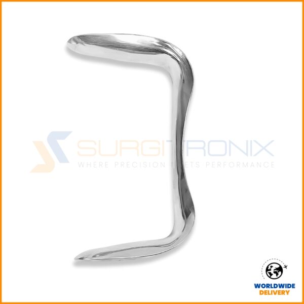 Sims Double Bladed Speculum for visualization and access to the vagina and the cervix.