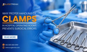 why proper handling of clamps in hospital operating rooms prevents surgical errors